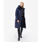 Barbour Musk Ladies Quilted Coat - Navy Herringbone - William Powell