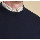 Barbour Nelson Essential Crew Neck Jumper - Navy - William Powell