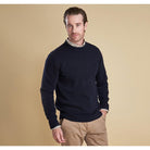 Barbour Nelson Essential Crew Neck Jumper - Navy - William Powell