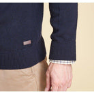 Barbour Nelson Essential Crew Neck Jumper - Navy - William Powell