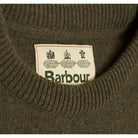 Barbour Nelson Essential Crew Neck Jumper - Seaweed - William Powell