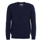 Barbour Nelson Essential V Neck Jumper - Navy - William Powell