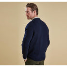 Barbour Nelson Essential V Neck Jumper - Navy - William Powell