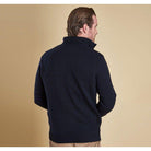 Barbour Nelson Essential Zip Neck Jumper - Navy - William Powell