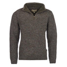 Barbour New Tyne Mens Half Zip Jumper - Derby Tweed - William Powell