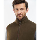 Barbour Oakmoor Mens Fleece Gilet - Olive - William Powell