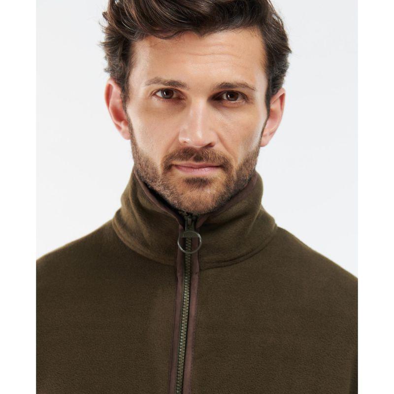 Barbour Oakmoor Mens Fleece Jacket - Olive - William Powell