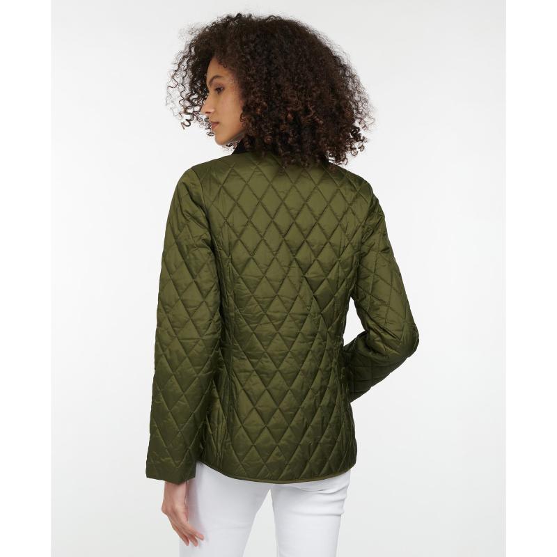 Barbour Omberlsey Ladies Quilted Jacket - Olive - William Powell