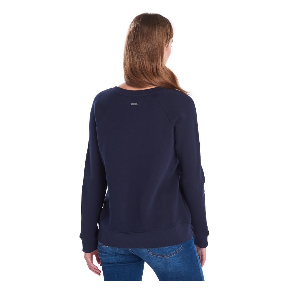 Barbour Otterburn Ladies Sweatshirt - Navy - William Powell