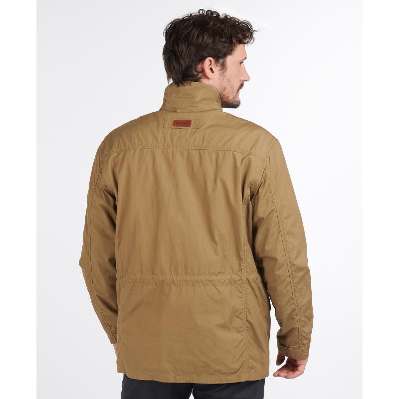 Barbour Peterkin Casual Mens Jacket - Stone - William Powell