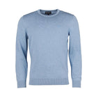 Barbour Pima Cotton Mens Crew Neck Jumper - Dark Chambray - William Powell