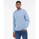 Barbour Pima Cotton Mens Crew Neck Jumper - Dark Chambray - William Powell