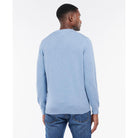 Barbour Pima Cotton Mens Crew Neck Jumper - Dark Chambray - William Powell