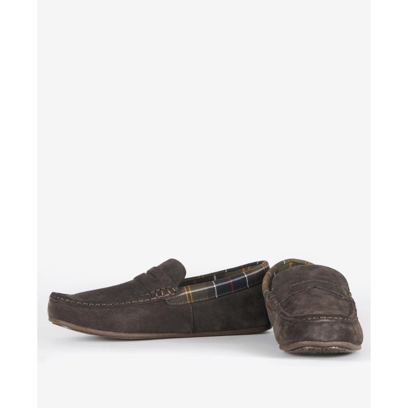 Barbour Porterfield Mens Slipper - Brown - William Powell