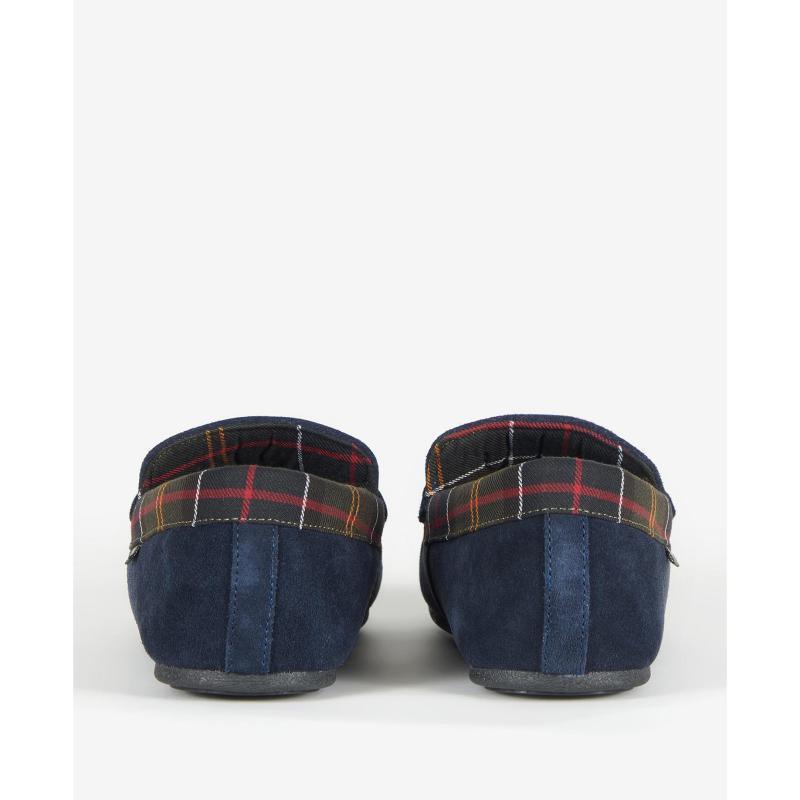 Barbour Porterfield Mens Slipper - Navy - William Powell