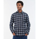 Barbour Portland Mens Tailored Shirt - Navy - William Powell