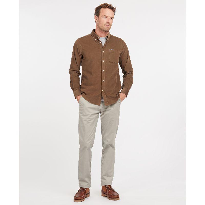 Barbour Ramsey Mens Tailored Shirt - Brown - William Powell