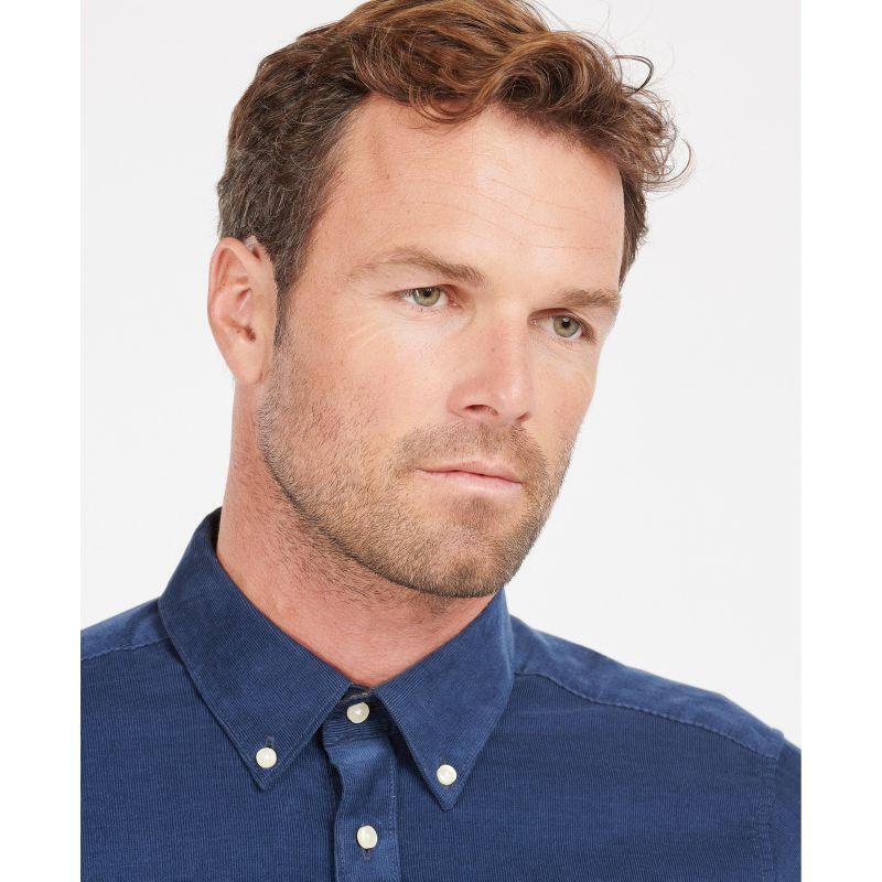 Barbour Ramsey Mens Tailored Shirt - Dark Denim - William Powell