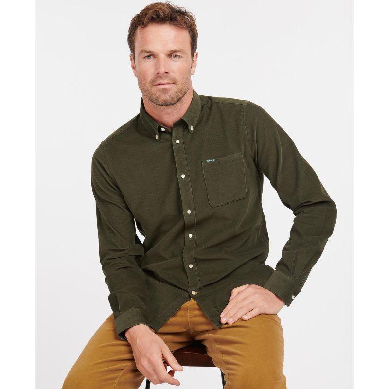 Barbour Ramsey Mens Tailored Shirt - Forest - William Powell