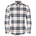 Barbour Ronan Tailored Check Mens Shirt - Ecru - William Powell