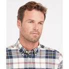 Barbour Ronan Tailored Check Mens Shirt - Ecru - William Powell