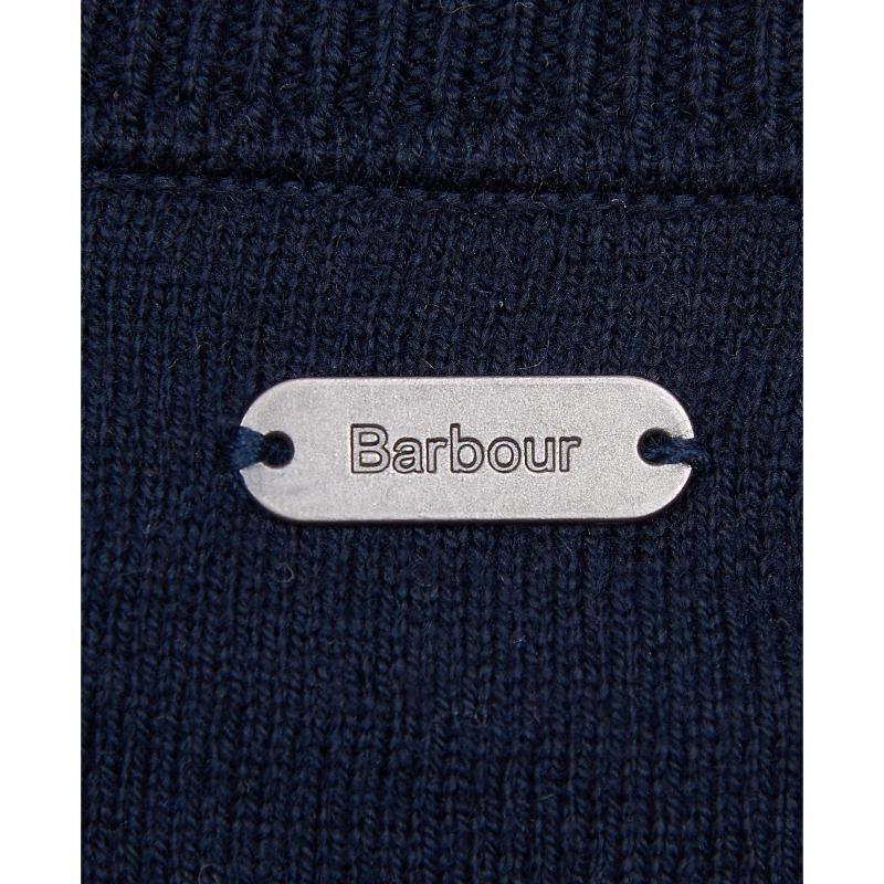 Barbour Saddle Ladies Knit - Navy - William Powell