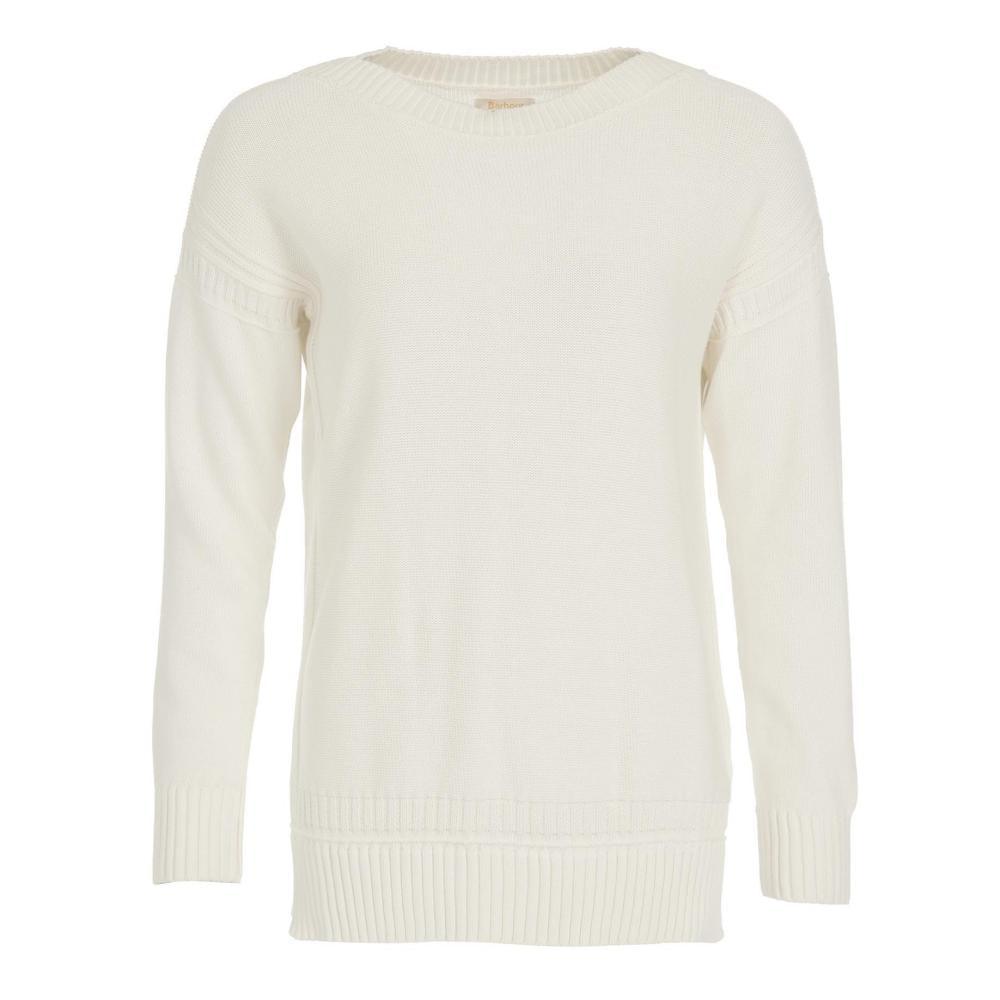 Barbour Sailboat Ladies Knit - Off White - William Powell