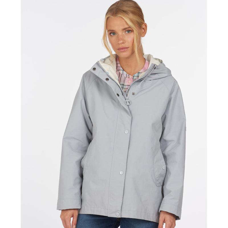 Barbour Salcombe Ladies Waterproof Jacket - Gray Dawn - William Powell