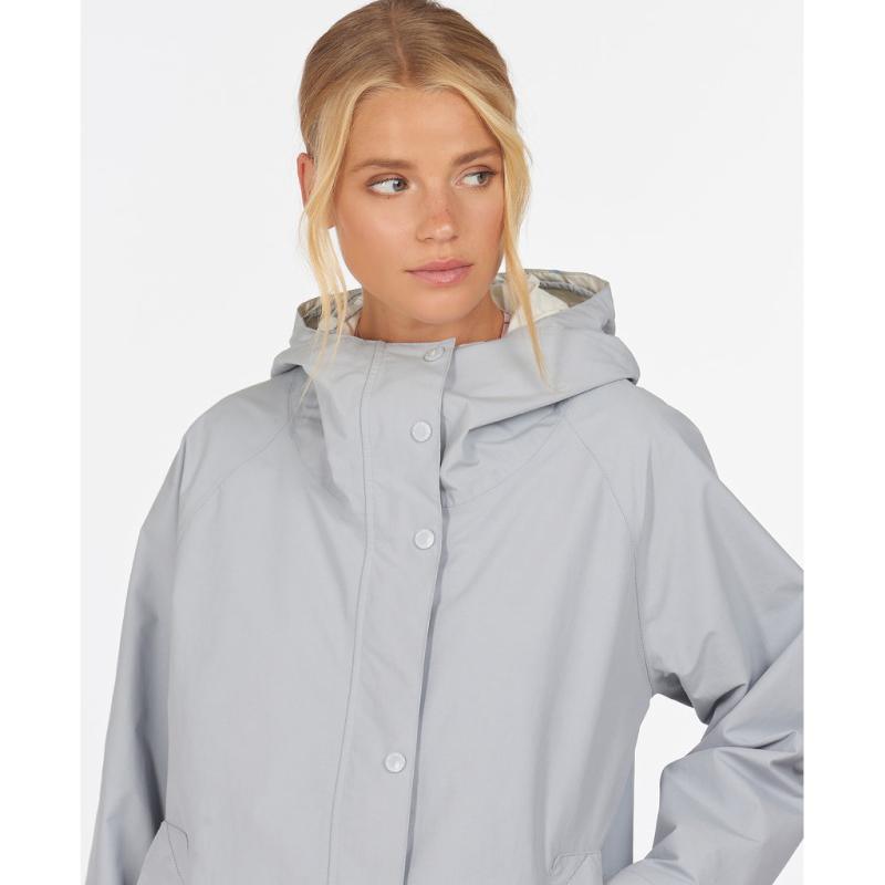 Barbour Salcombe Ladies Waterproof Jacket - Gray Dawn - William Powell