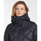 Barbour Sandyford Ladies Quilted Coat - Dark Navy/Dress - William Powell