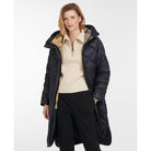 Barbour Sandyford Ladies Quilted Coat - Dark Navy/Dress - William Powell