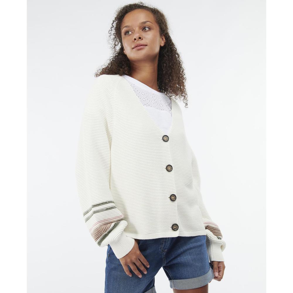 Barbour Seaholly Ladies Knit - Cloud - William Powell