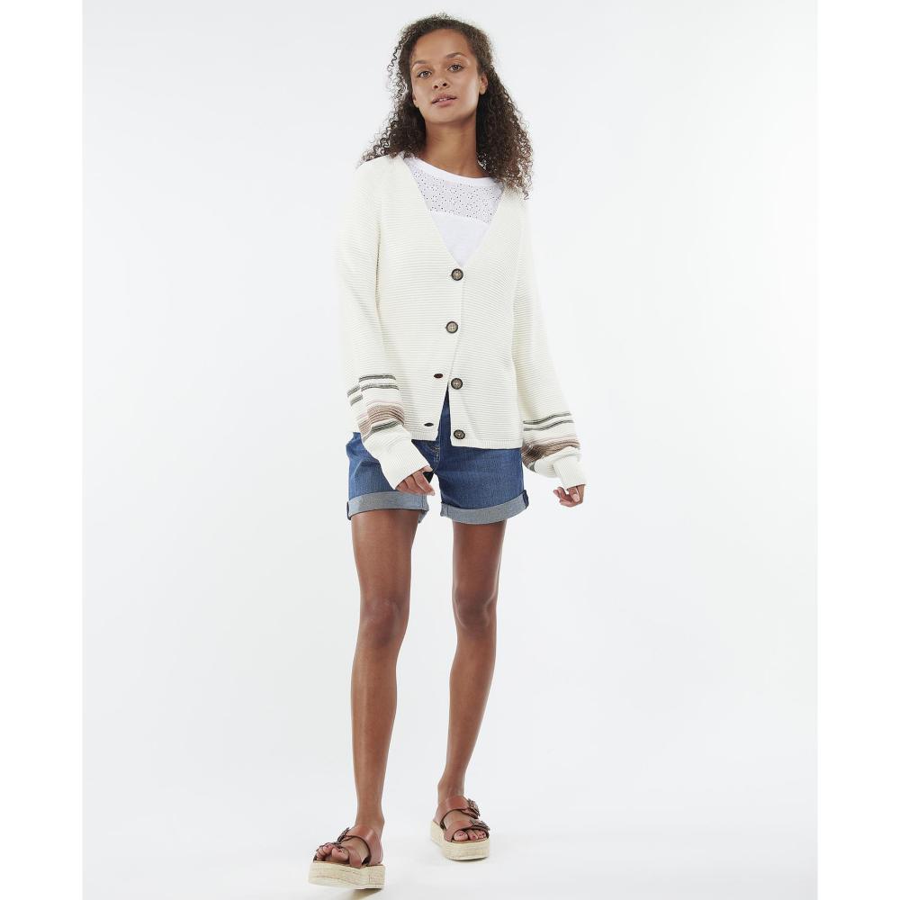 Barbour Seaholly Ladies Knit - Cloud - William Powell