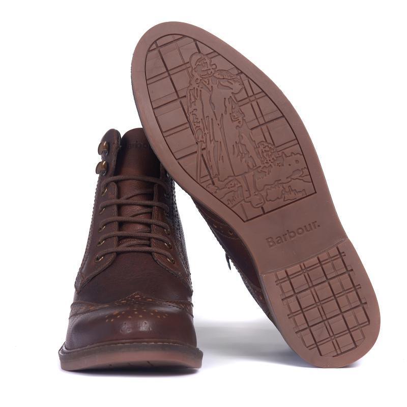 Barbour Seaton Mens Derby Boot - Teak - William Powell