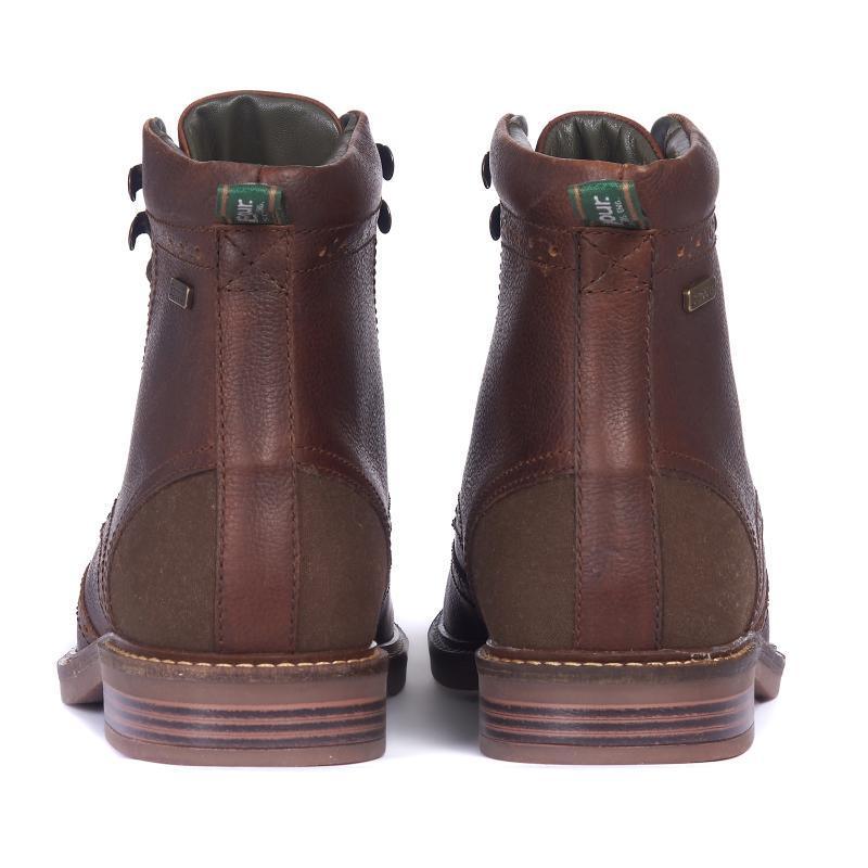 Barbour Seaton Mens Derby Boot - Teak - William Powell