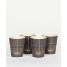 Barbour Set of 4 Bamboo Cups - Classic Tartan - William Powell