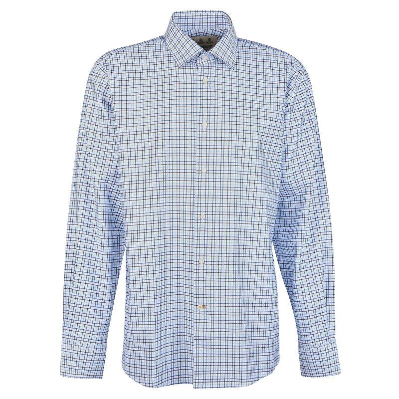 Barbour Shadwell Mens Country Active Regular Fit Shirt - Blue - William Powell