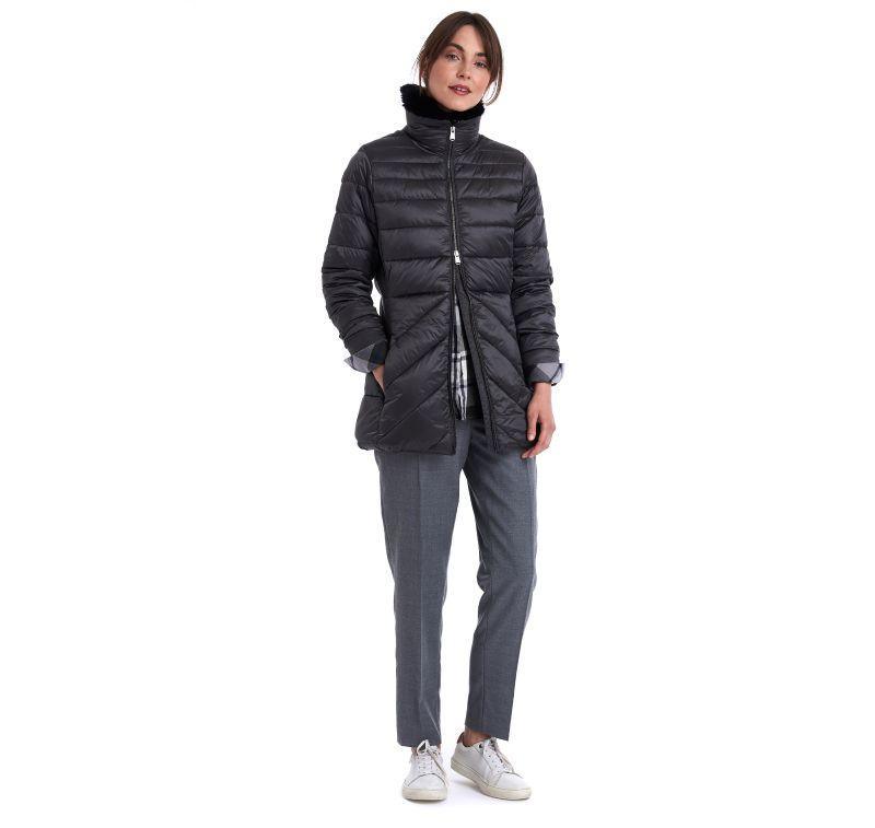 Barbour Shannon Ladies Quilted Jacket - Ash Grey - William Powell