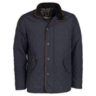 Barbour Shoveler Mens Waterproof Quilted Jacket - Navy - William Powell