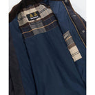 Barbour Shoveler Mens Waterproof Quilted Jacket - Navy - William Powell