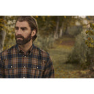 Barbour Singsby Thermo Weave Mens Shirt - Navy - William Powell