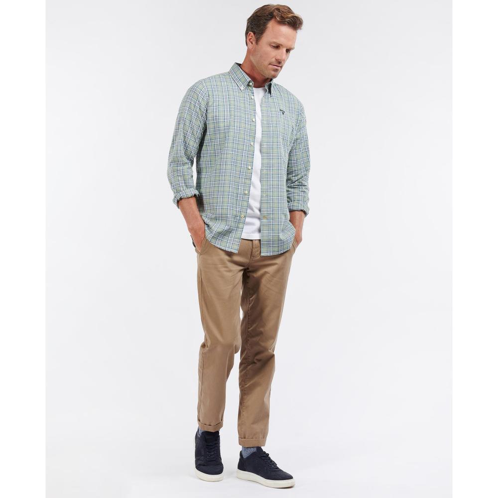 Barbour Spillman Mens Shirt - Olive - William Powell