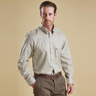 Barbour Sporting Tattersall Shirt - Navy / Olive - William Powell