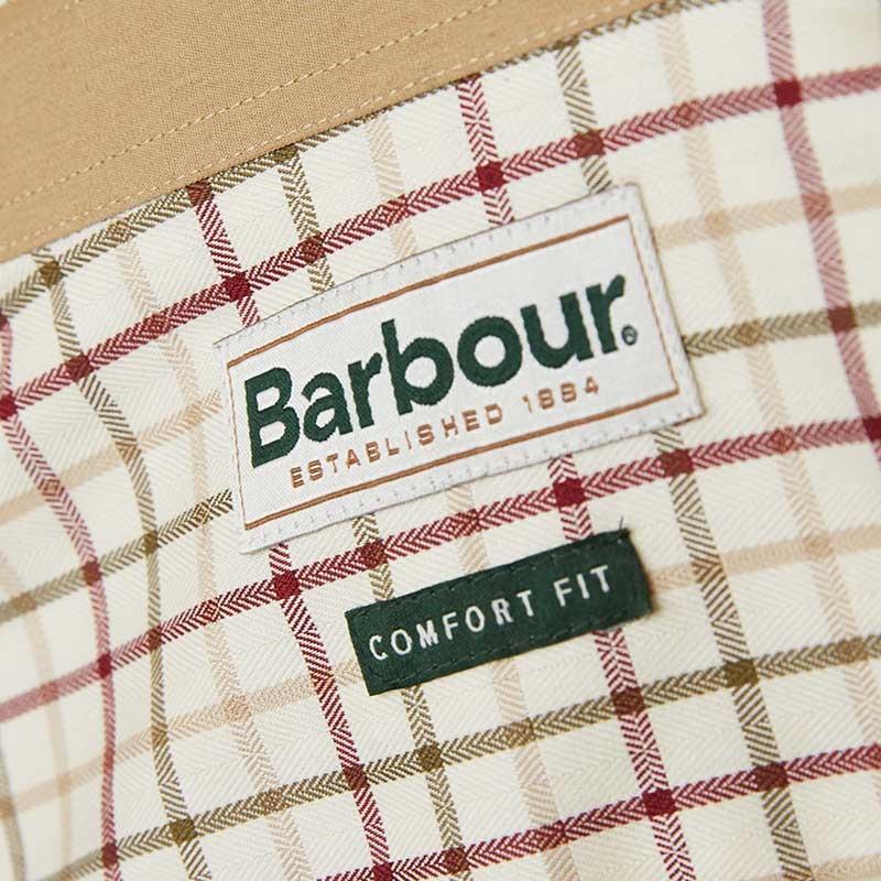 Barbour Sporting Tattersall Shirt - Red / Khaki - William Powell