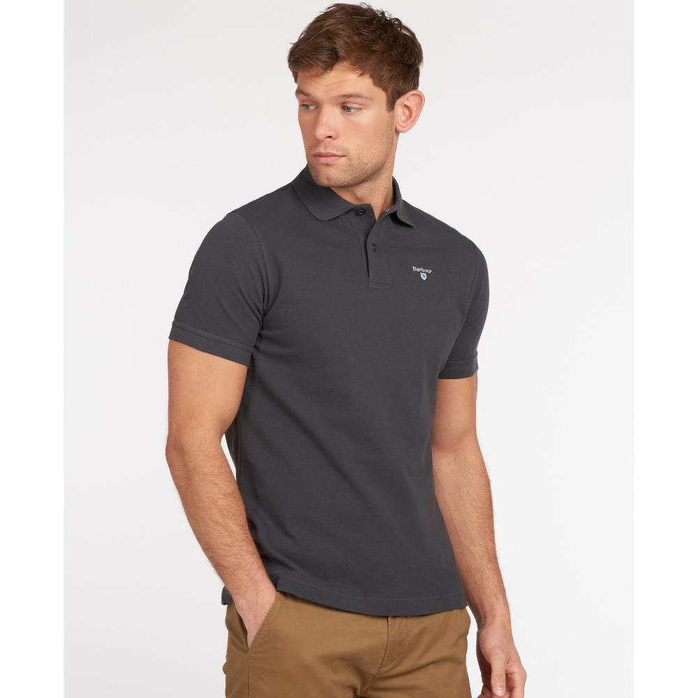 Barbour Sports Mens Polo Shirt - Navy - William Powell