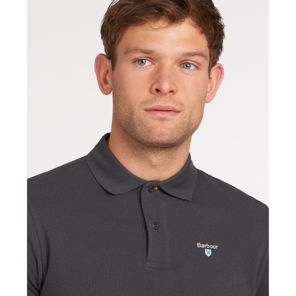 Barbour Sports Mens Polo Shirt - Navy - William Powell