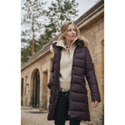 Barbour Stanton Half Zip Ladies Knit - Oatmeal - William Powell