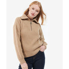 Barbour Stavia Ladies 1/4 Zip Knit - Hessian - William Powell