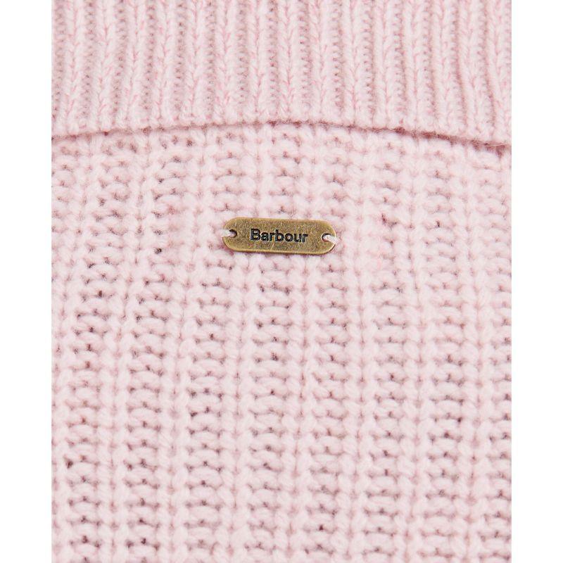 Barbour Stavia Ladies 1/4 Zip Knit - Rosewater - William Powell