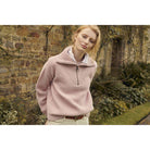 Barbour Stavia Ladies 1/4 Zip Knit - Rosewater - William Powell